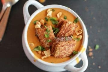泰国花生汤用烤花库酱油包
