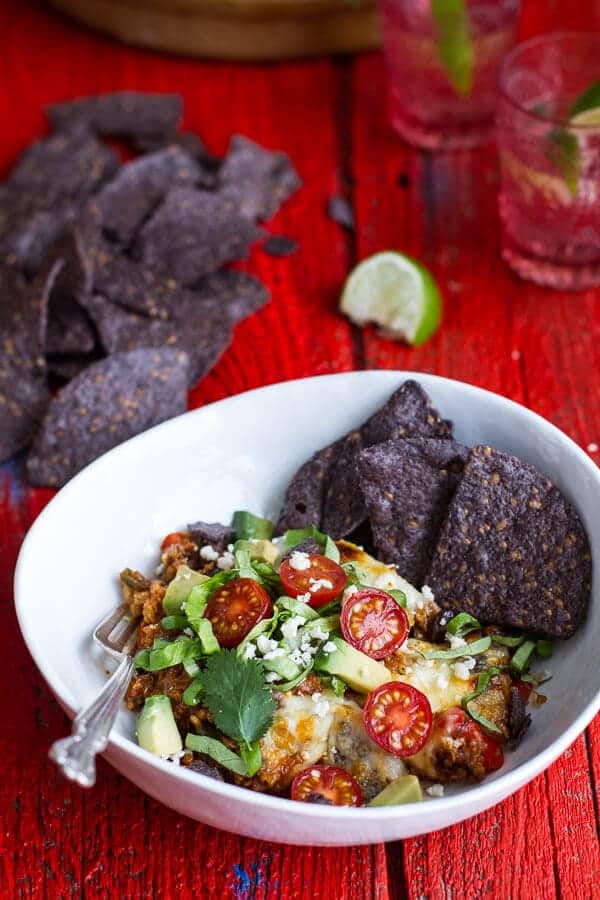 俗气的黑豆+ Quinoa Taco烘烤|halfbakedharvest.com
