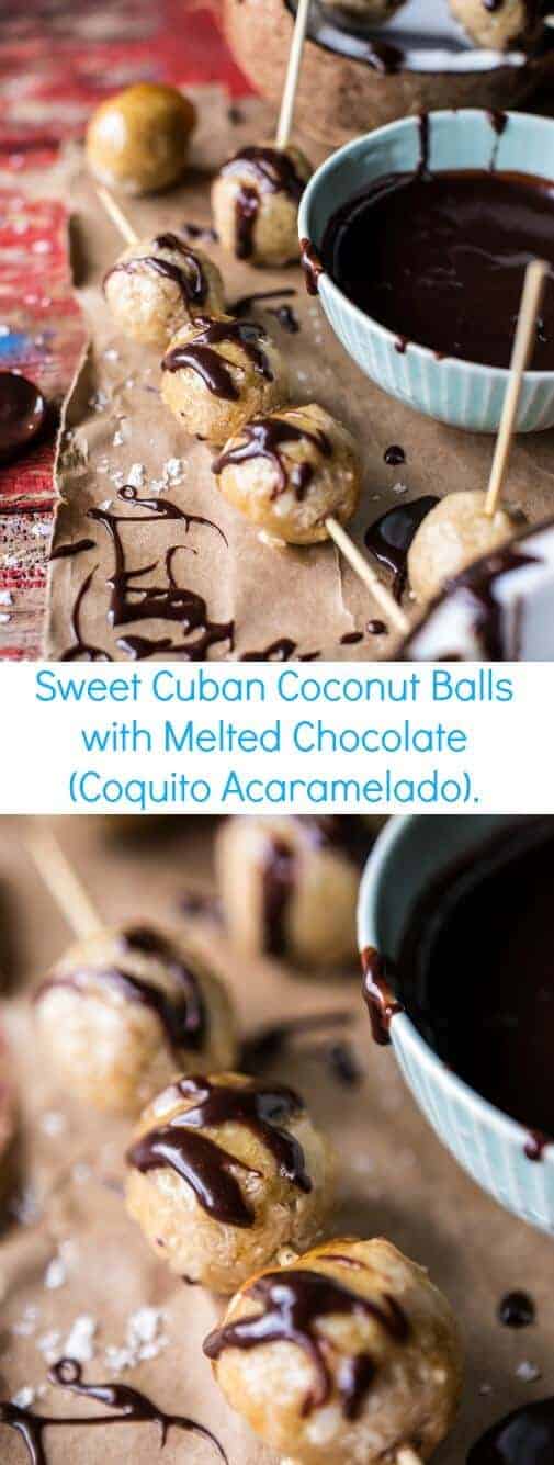 古巴椰子球与融化的巧克力(Coquito Acaramelado) |半焙harvest.com @hbharvest
