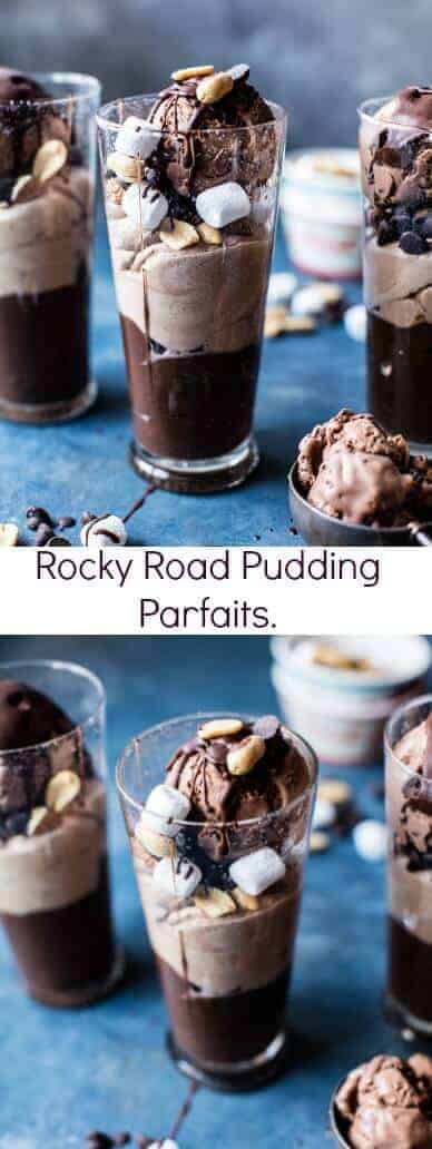 Rocky Road Pudding Parfaits