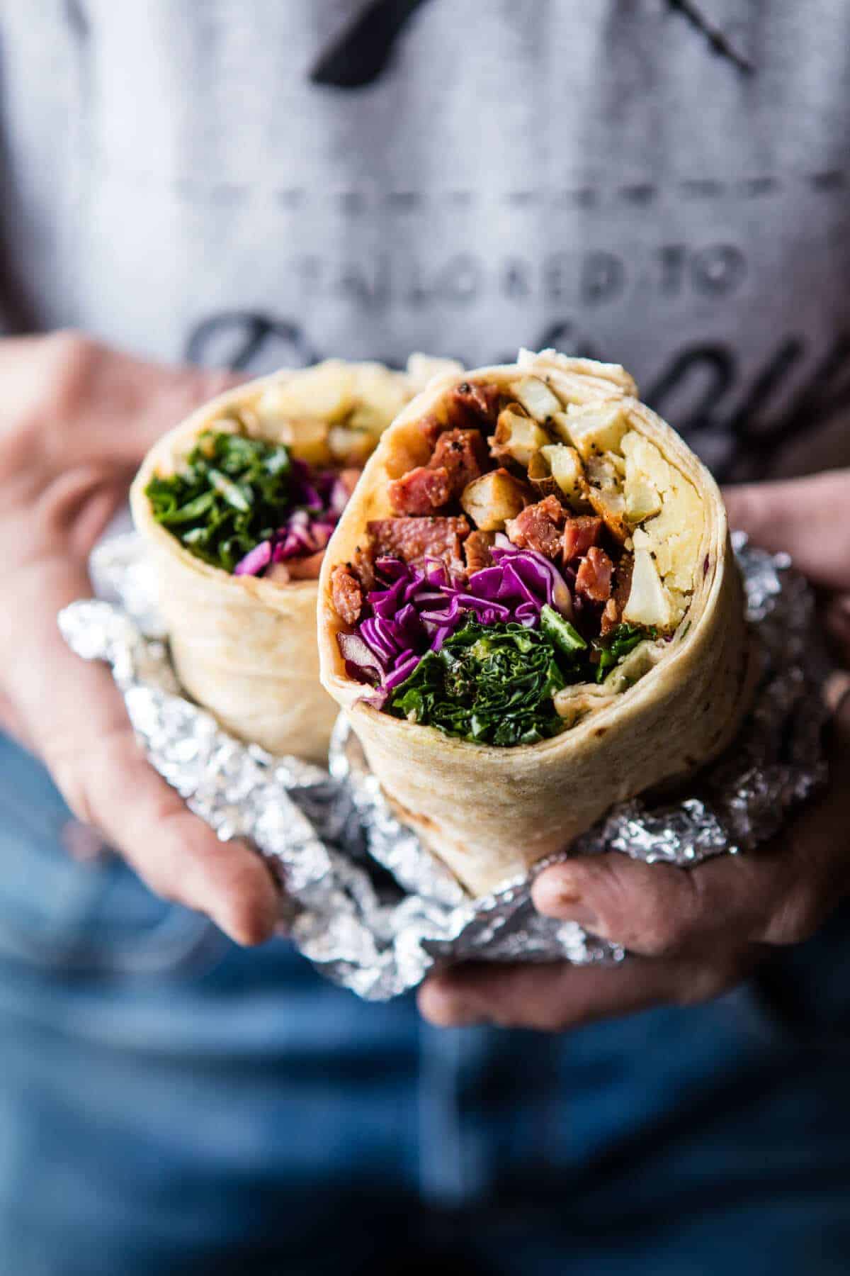 爱尔兰人的牛肉Brisket Burrito |halfbakedharvest.com @hbharvest.
