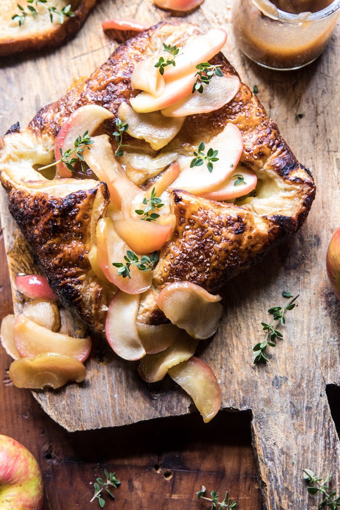 糕点包烤布里与枫黄油烤苹果|半烤收获