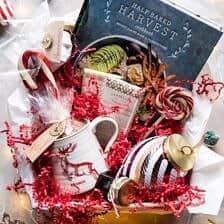 圣诞老人的热巧克力食谱礼品盒。