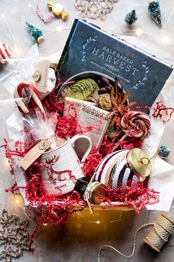 圣诞老人的热巧克力食谱礼品盒。