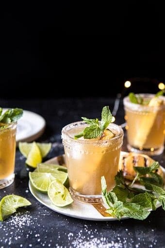 菠萝玛格丽塔仙人掌|halfbakedharvest.com @hbharvest #newyear #tequila #champagne #drink