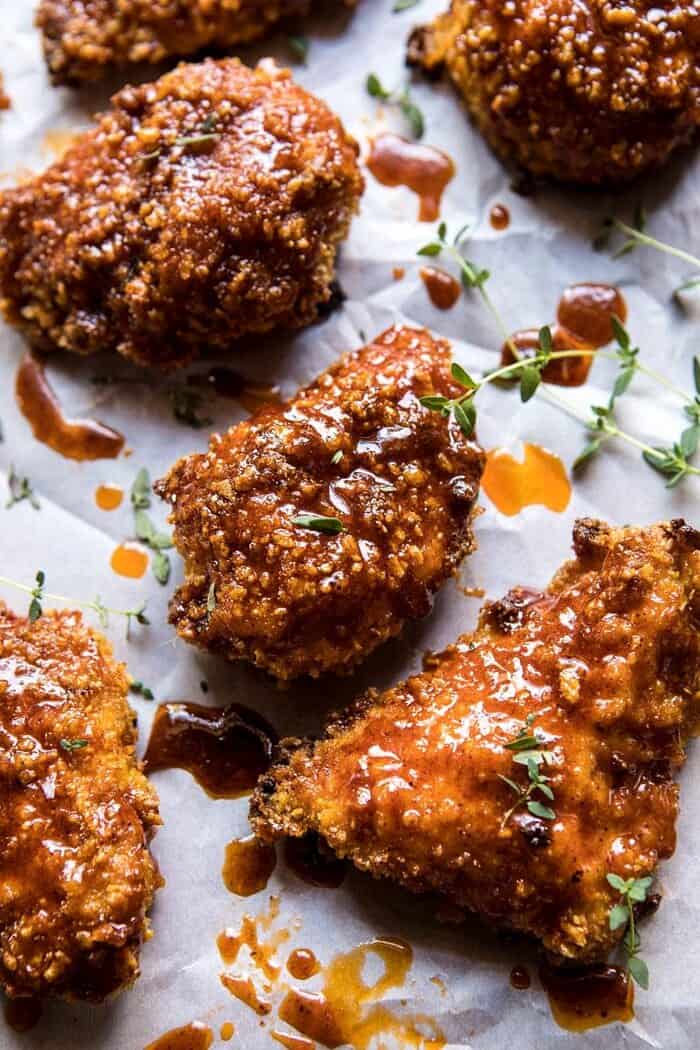 烤箱油炸南方热蜂蜜鸡|halfbakedharvest.com #chicken #healthy #BOB娱乐下载recipes #easy