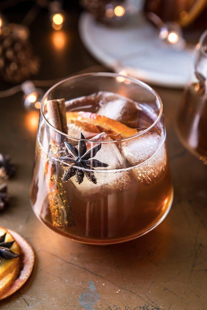 香草柴老式|halfbakedharvest.com #bourbon #cocktail #drink #thanksgiving #haliday #chai