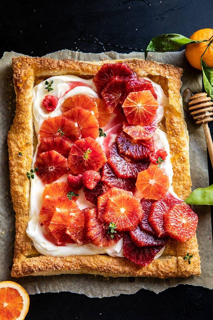 最简单的Ombrè柑橘奶油t |halfbakedharvest.com #dessert #winter #citrus #healthyBOB娱乐下载recipes #easyyrecipes