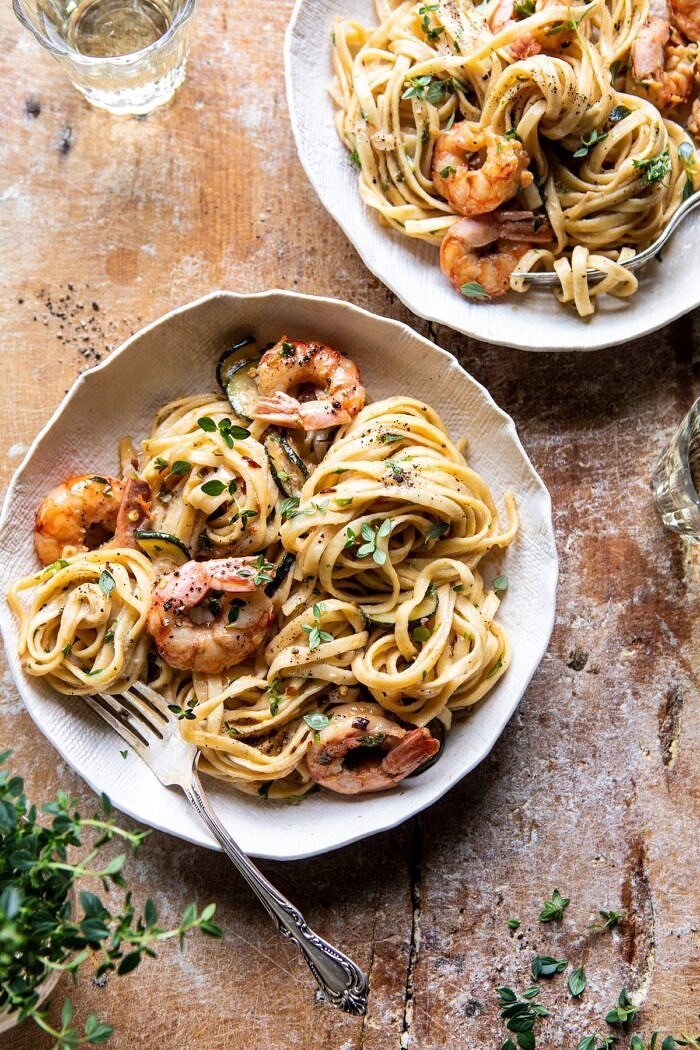花园草本虾scampi扁面条|halfbakedharvest.com #pasta #shrimp #easyBOB娱乐下载recipes #sumbercipes