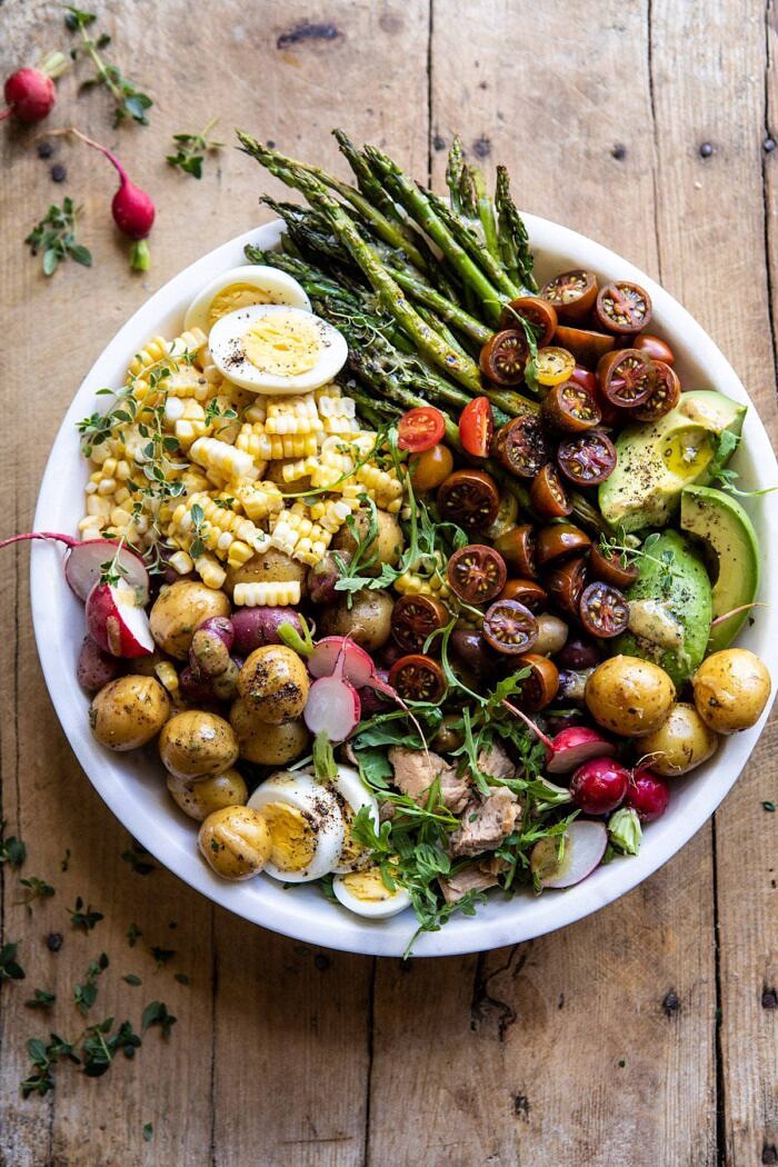 夏季Niçoise沙拉|halfbakedharvest.com #salad #summerBOB娱乐下载cecipes #healthy