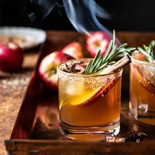 烟熏收获苹果酒玛格丽塔|半烤收获网站#玛格丽塔#苹果酒#鸡尾酒#节日#感恩节