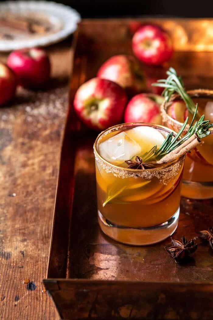 烟熏收获苹果酒玛格丽塔|半烤收获网站#玛格丽塔#苹果酒#鸡尾酒#节日#感恩节