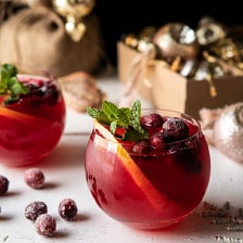 Jingle Bell Cranberry Paloma |halfbakedharvest.com #tequila #christmasdronksaturday #holiday