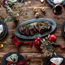 我们的2019年圣诞节前夕和圣诞晚餐菜单|halfbakedharvest.com #christmasmenu.
