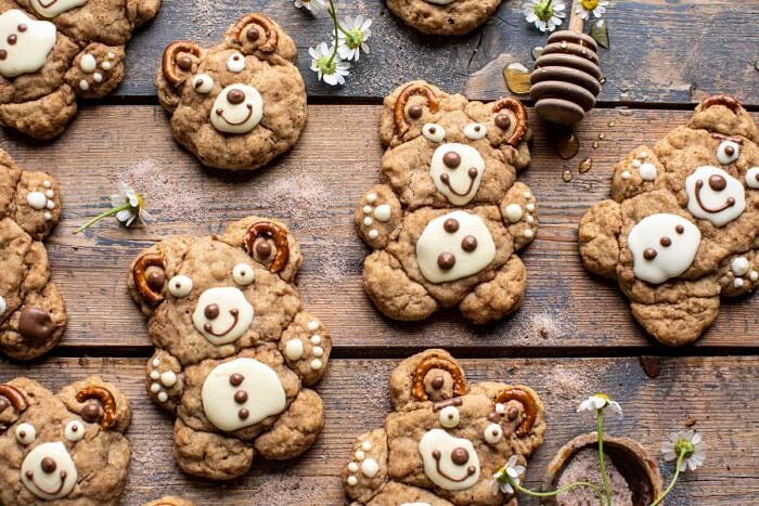 Sweet and Salty Teddy Bear Snickerdoodles的横向照片